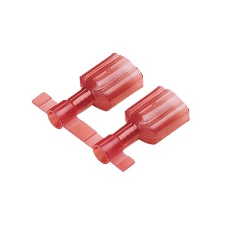 Panduit Male Disconnect, nylon fully insulated,  DNF18-250FIMB-K